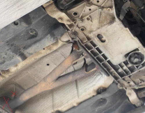 VW Eos Golf 5 Hosenrohr Abgasrohr Flexrohr 2,0 FSI BLR BLX BVY - KEIN KAT  AXW (182616)