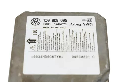 VW Sharan Ford Galaxy 7M Airbagsteuergerät Steuergerät Airbag 1C0909605 Index 08 (200964)