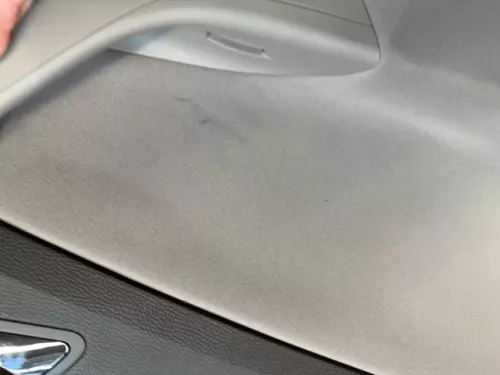 1x Passat 3C Kombi Türverkleidung Verkleidung Tür hinten links grau (201075)