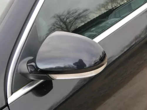 Passat 3C elektrischer Spiegel Außenspiegel links mit Glas Blinke schwarz LC9X