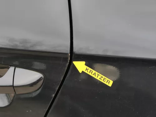 VW Passat 3C Kombi Variant Tür hinten links schwarz LC9X -OHNE Anbauteile (201093)