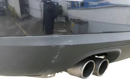 VW Passat 3C Kombi Stoßstange hinten Heckstoßstange schwarz LC9X Stoßfänger (201097)