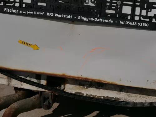 VW T4 Flügeltür Klappe hinten links weiß R902 mit Scheibe (201143)