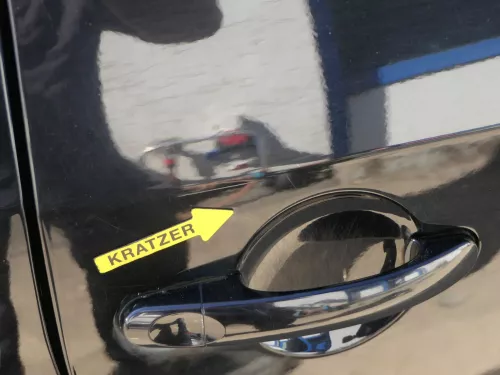 VW Touran 1T 1T3 Tür hinten rechts schwarz LC9X  - ohne Anbauteile (201214)