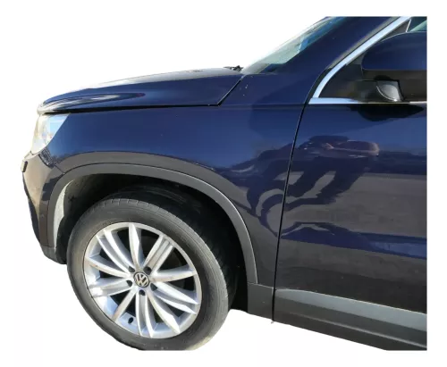 VW Tiguan Kotflügel vorne links original 5N0821105A + Leiste blau LH5X (201222)