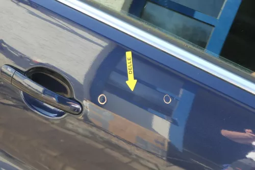 VW Tiguan 5N Tür Beifahrertür vorne rechts blau LH5X (201227)