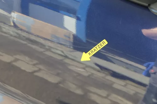 VW Tiguan 5N Tür Beifahrertür vorne rechts blau LH5X (201227)