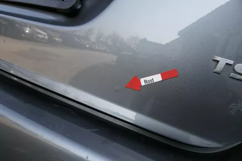 Golf 5 6 Kombi Variant AJ5 hinten Heckklappe mit Scheibe Deckel grau LD7X (201377)