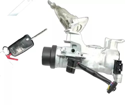 VW Golf 6 5K Zündschloß Schloß Zündung 1x Schlüssel + 1x Türschloß Tür