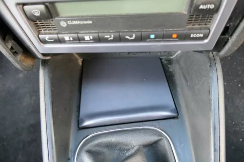 Golf 4 Bora Mittelkonsole Verkleidung um Radio 1j1858069G Dekor grau (201338)