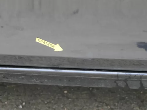 Seat Leon 1P Tür vorne links Fahrertür schwarz LC9Z metallic ohne Anbauteile (201435)