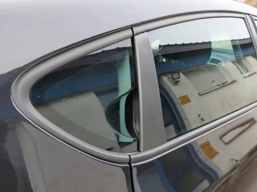 Seat Leon 1P Tür hinten rechts schwarz LC9Z metallic - ohne Anbauteile (201437)