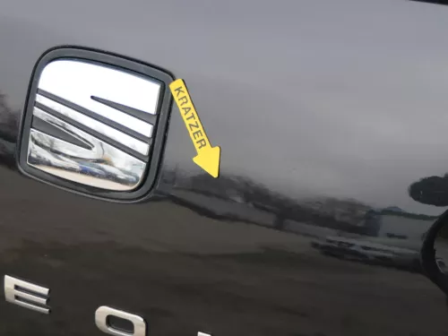 Seat leon 1P Stoßstange Heckstoßstange hinten schwarz LC9Z metallic (201439)