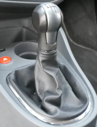 Seat Leon 1P Schaltknauf Schaltsack Schaltung Schaltknüppel 6-Gang (Leder)schwar (201468)