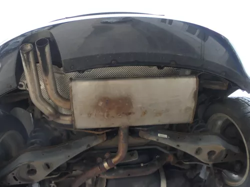 Altea 5P Leon Auspuff Mittelschalldämpfer +Endschall hinten 1,8 BZB 118kw TFSI