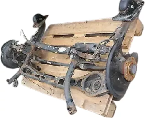 Golf 5 Leon 1P Achse hinten Hinterachse Achsträger Querlenker Achsschenkel (201506)