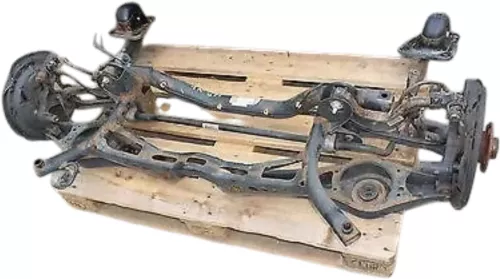 Golf 5 Leon 1P Achse hinten Hinterachse Achsträger Querlenker Achsschenkel (201506)