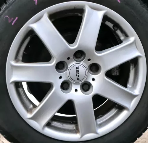 1x Felge Alufelge Alu VW Golf 5 Touran 7jx16 H2 ET49  RIAL KBA 45567   2