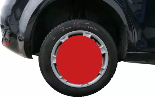 2x VW Golf 6 A3 8P 205/55 R16 91T Winterreifen M&S ca. 7-8 mm - nur Reifen (201533)