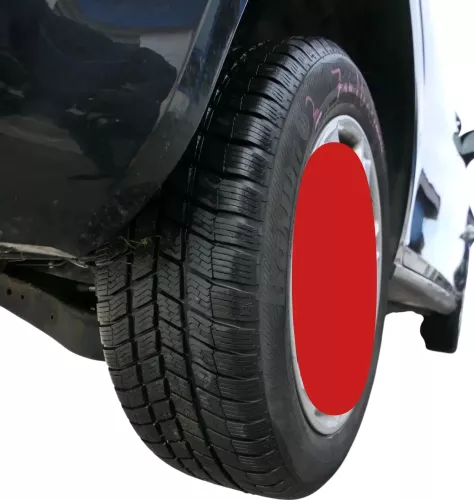 2x VW Golf 6 A3 8P 205/55 R16 91T Winterreifen M&S ca. 7-8 mm - nur Reifen (201533)