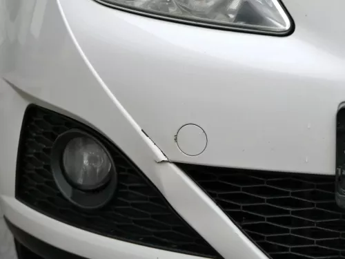 Seat Ibiza 6J Stoßstange Frontstoßstange vorne weiß LB9A 6J0807217H Spoiler (201538)