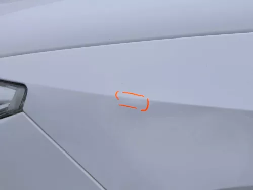 Seat Ibiza 6J Kotflügel vorne links weiß LB9A 6J0821021A (201539)