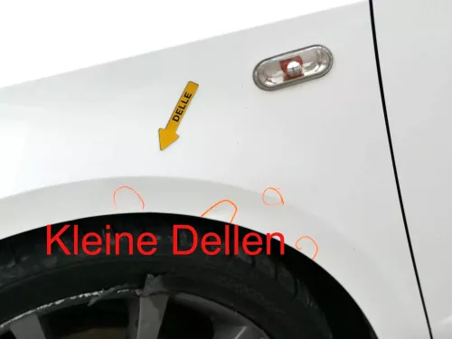 Seat Ibiza 6J Kotflügel vorne links weiß LB9A 6J0821021A (201539)