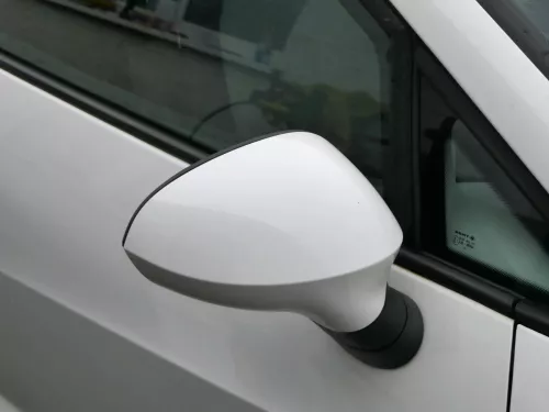 Seat Ibiza 6J elektrischer elektrisch Spiegel Außenspiegel rechts weiß LB9A (201542)