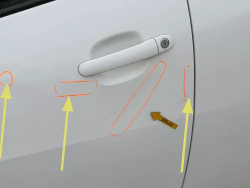 Ibiza 6J Tür vorne links Fahrertür weiß LB9A 2/3-Türer - ohne Anbauteile (201544)