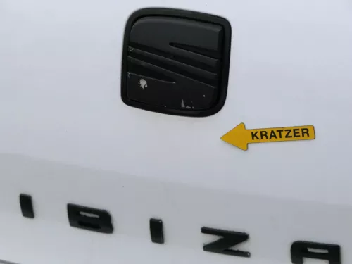 Seat Ibiza 6J Heckklappe Klappe hinten 2/3-Türer weiß LB9A mit Scheibe (201546)