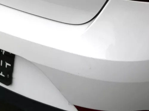 Seat Ibiza 6J Stoßstange Heckstoßstange hinten weiß LB9A 2/3-Türer Spoiler (201548)