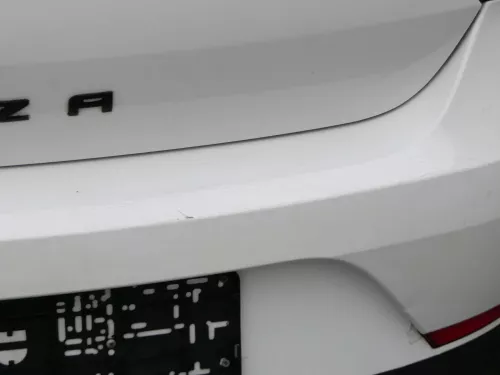 Seat Ibiza 6J Stoßstange Heckstoßstange hinten weiß LB9A 2/3-Türer Spoiler (201548)