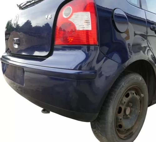 VW Polo 9N 9N3 Stoßstange Heckstoßstange hinten schwarz LC9Z (202013)