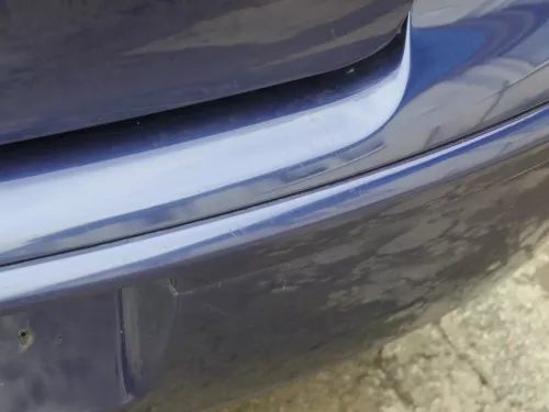 VW Polo 9N 9N3 Stoßstange Heckstoßstange hinten schwarz LC9Z (202013)