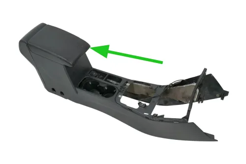 VW Sharan 7N Mittelkonsole Mitteltunnel um Schaltung Armlehne Leder 7N1863243A