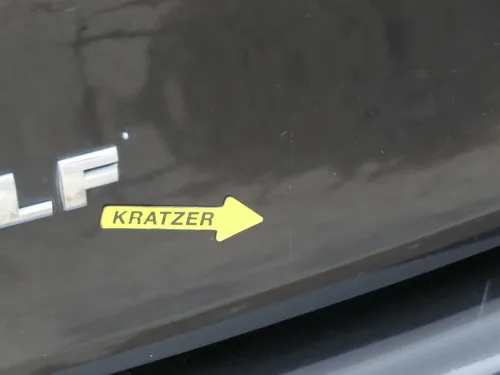 VW Golf 5 V Heckklappe hinten Kofferraumklappe mit Scheibe schwarz LC9Z (202132)