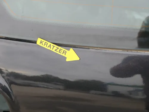 VW Golf 5 V Heckklappe hinten Kofferraumklappe mit Scheibe schwarz LC9Z (202132)