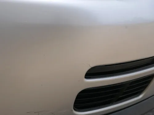 Polo 6N Stoßstange vorne breite Styling XXL Frontstoßstange silber LB7Z +Gitter (202311)