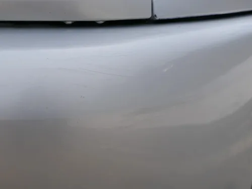 Polo 6N Stoßstange vorne breite Styling XXL Frontstoßstange silber LB7Z +Gitter (202311)