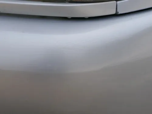 Polo 6N Stoßstange vorne breite Styling XXL Frontstoßstange silber LB7Z +Gitter (202311)
