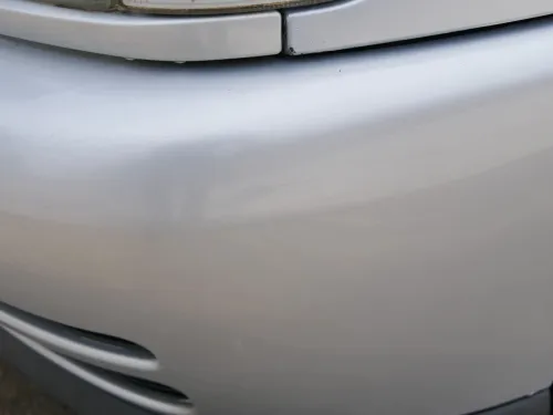 Polo 6N Stoßstange vorne breite Styling XXL Frontstoßstange silber LB7Z +Gitter (202311)