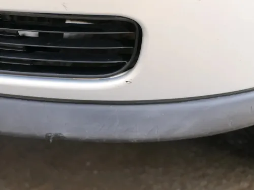 Polo 6N Stoßstange vorne breite Styling XXL Frontstoßstange silber LB7Z +Gitter (202311)