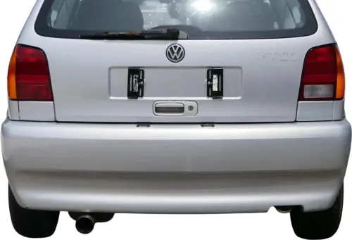 VW Polo 6N Stoßstange hinten breite Styling XXL Heckstoßstange silber LB7Z