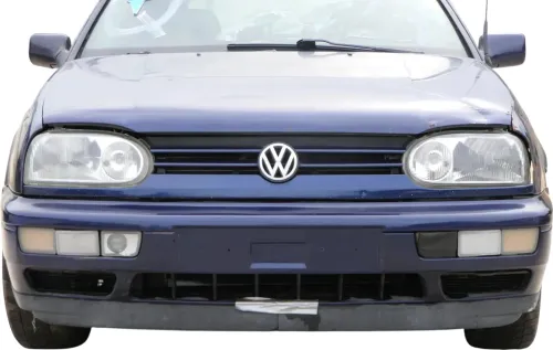 VW Golf 3 auch Cabrio Stoßstange vorne Stoßfänger vorn blau LC5U