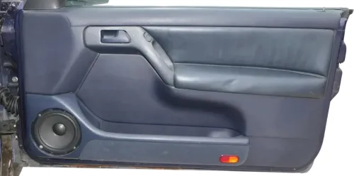 Golf 4 3 1E Cabrio 1E Türverkleidung Verkleidung Tür vorne rechts LEDER blau (202448)