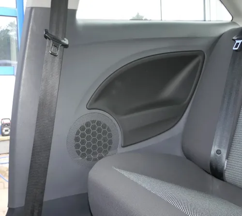 Seat Ibiza 6J Verkleidung hinten rechts 2/3-Türer Seite - schwarz grau graphit