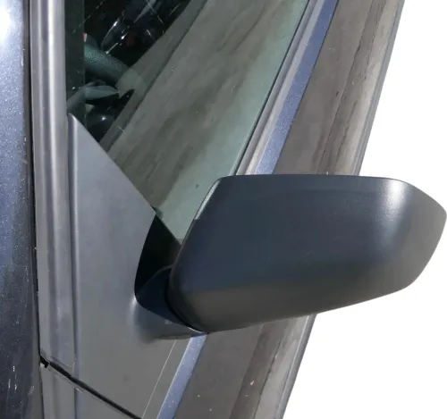 VW Polo 9N 9N3 mechanisch Spiegel Außenspiegel links vorne schwarz  Blinker (202677)