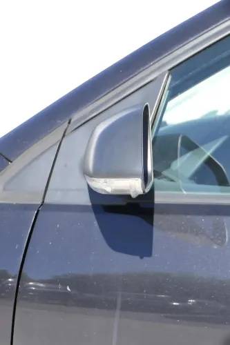 VW Polo 9N 9N3 mechanisch Spiegel Außenspiegel links vorne schwarz  Blinker (202677)